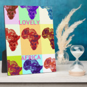 PLAQUE PHOTO L'AFRIQUE AMOUREUSE (Côté)