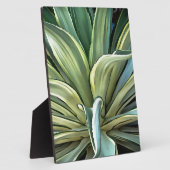 Plaque Photo L'Agave Tropical Realism Art (Côté)