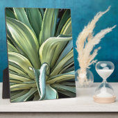 Plaque Photo L'Agave Tropical Realism Art (Côté)