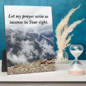 Plaque Photo Laisser ma prière se lever comme un encens (Côté)