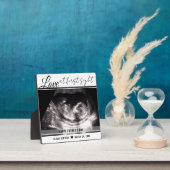 Plaque Photo L'amour à la première vue Bébé Sonogramme 1ère Fêt (Insitu)