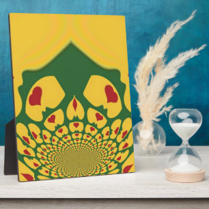 Plaque Photo L'amour à Rasta Couleurs : Coeurs de reggae