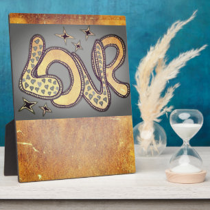 Plaque Photo L'amour dans le style années 1960