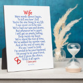 Plaque Photo L'amour de la femme (Côté)