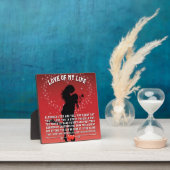 Plaque Photo L'Amour De Ma Vie (Insitu)