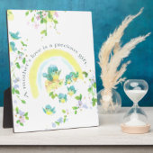 Plaque Photo L'amour d'une mère est un cadeau précieux (Côté)