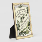 Plaque Photo L'amour est de Dieu (Côté)