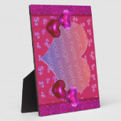 Plaque Photo L'amour perpétuel (Côté)