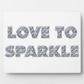 Plaque Photo L'Amour Pour Étinceler (Devant)