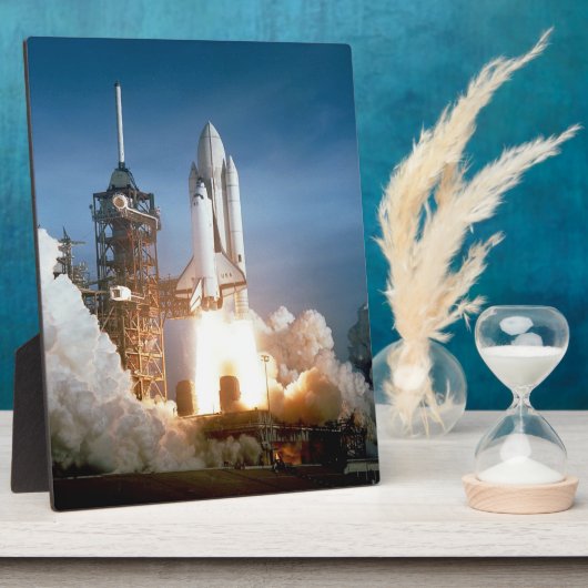 Plaque Photo Lancement de la navette spatiale Columbia (Côté)