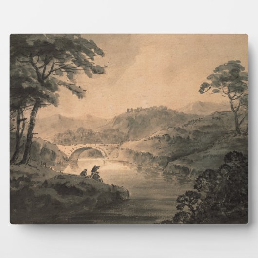 Plaque Photo Landscape (pen & ink wash) (Devant)