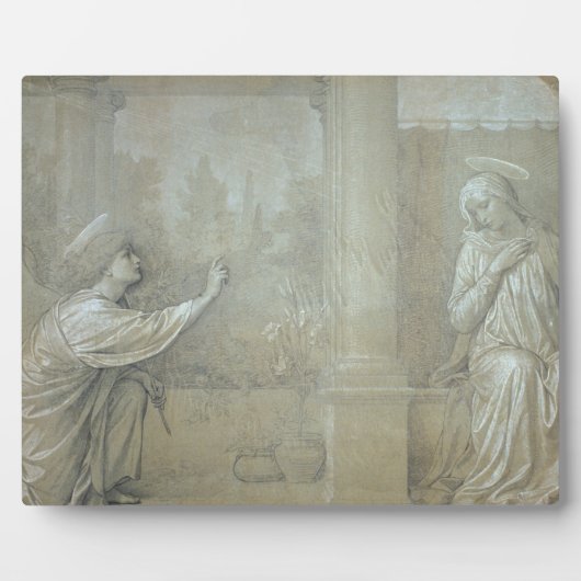 Plaque Photo L'Annonciation, dessin préparatoire pour le Capp (Devant)