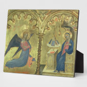 Plaque Photo L'Annonciation, détail d'un polytyque dépeignant (Côté)