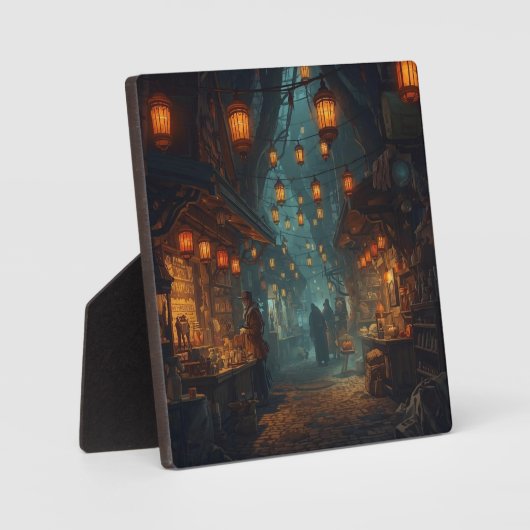 Plaque Photo Lanternes de la ruelle oubliée (Recto)