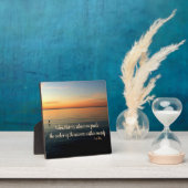 Plaque Photo Lao Tzu Silence Citation et Beach Sunrise (Insitu)