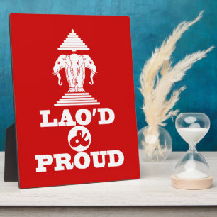 PLAQUE PHOTO LAO'D ET FIER