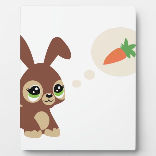 Plaque Photo lapin de pâques (Devant)