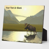 Plaque Photo L'après-midi Moose (Côté)