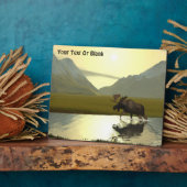 Plaque Photo L'après-midi Moose (Côté)