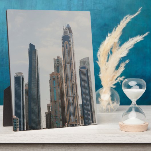 Plaque Photo L'architecture de Dubai Marina (Côté)