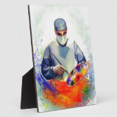 Plaque Photo L'art de la médecine (Côté)