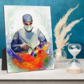 Plaque Photo L'art de la médecine (Côté)