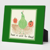 Plaque Photo L'art de l'enfant, vert (Côté)