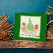 Plaque Photo L'art de l'enfant, vert (Côté)