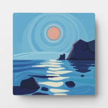 L'art marin Abstrait serein