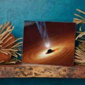 Plaque Photo L'art spatial de l'astronomie de trous noirs (Côté)