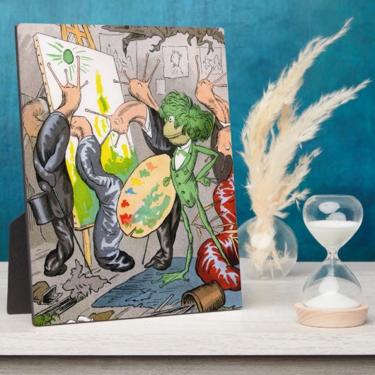 Plaque Photo L'artiste (Côté)