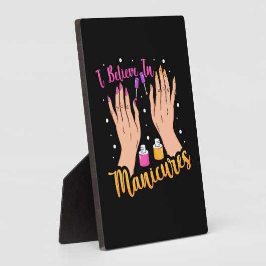 Plaque Photo L'Artiste Du Clou Croit Aux Manucures (Côté)