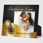 Plaque Photo Las Vegas Lucky in Love Photo Mariage (Côté)