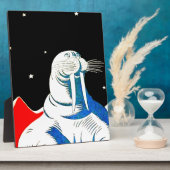 Plaque Photo L'astronaute Walrus (Côté)