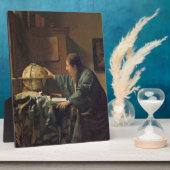 Plaque Photo L'astronome par Johannes Vermeer (Côté)