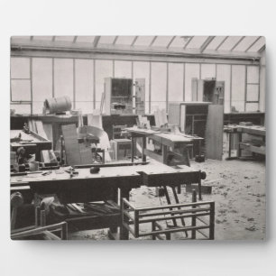 Plaque Photo L'atelier de Carpenter, from the workshops of th