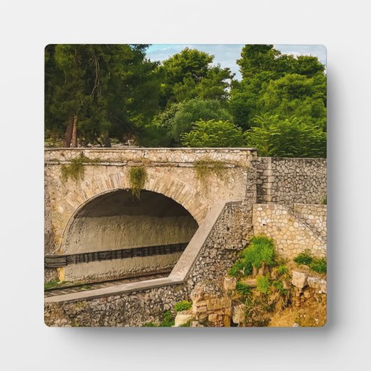 Plaque Photo L'Athènes Colorée (Devant)