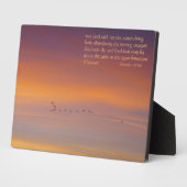 Plaque Photo L'aube brise la table Top Inspiration (Côté)
