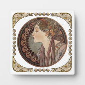 Plaque Photo Laurel par Alphonse Mucha (Devant)