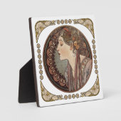 Plaque Photo Laurel par Alphonse Mucha (Recto)