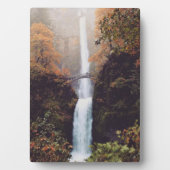 Plaque Photo L'automne à Multnomah Falls, OR (Devant)