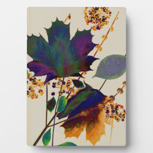 Plaque Photo L'automne laisse les couleurs royales