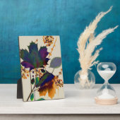 Plaque Photo L'automne laisse les couleurs royales (Côté)