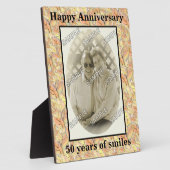 Plaque Photo L'automne part heureux 50e anniversaire Ajouter ph (Côté)