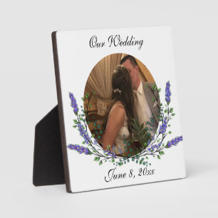 Plaque Photo Lavande et Eucalyptus violet fleuri botanique