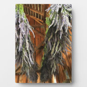 Plaque Photo Lavande pendue dans une grange (Devant)