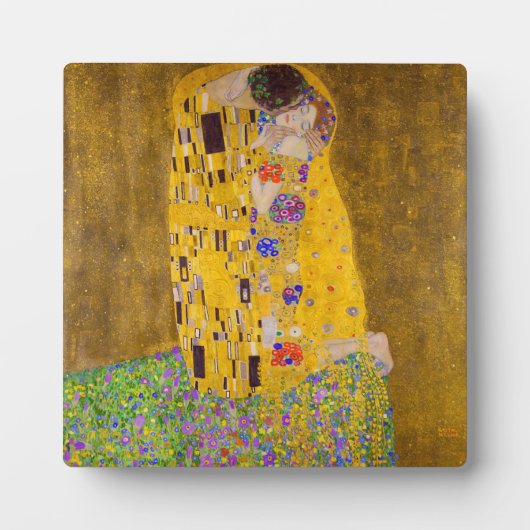 Plaque Photo Le baiser | Gustav Klimt | (Devant)