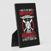 Plaque Photo Le baseball est plutôt bien (Côté)