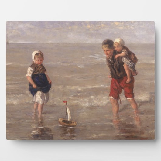 Plaque Photo Le bateau à jouets (Devant)