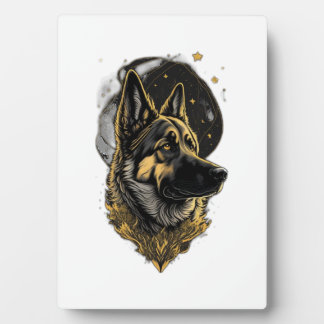 Plaque Photo Le Berger Allemand 007